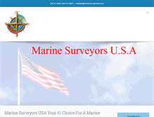 Tablet Screenshot of marinesurveyorsusa.com